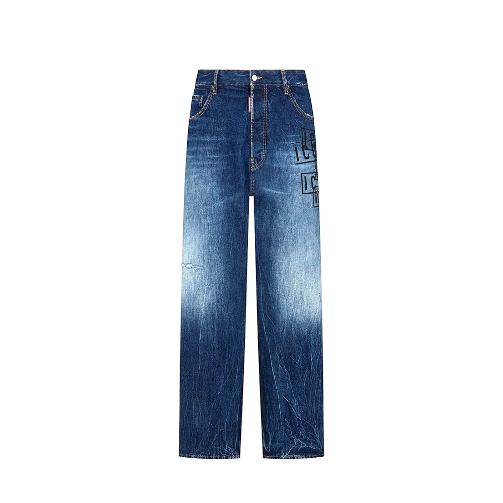 Dsquared2 Slim Fit Denim Jeans Blue Heren
