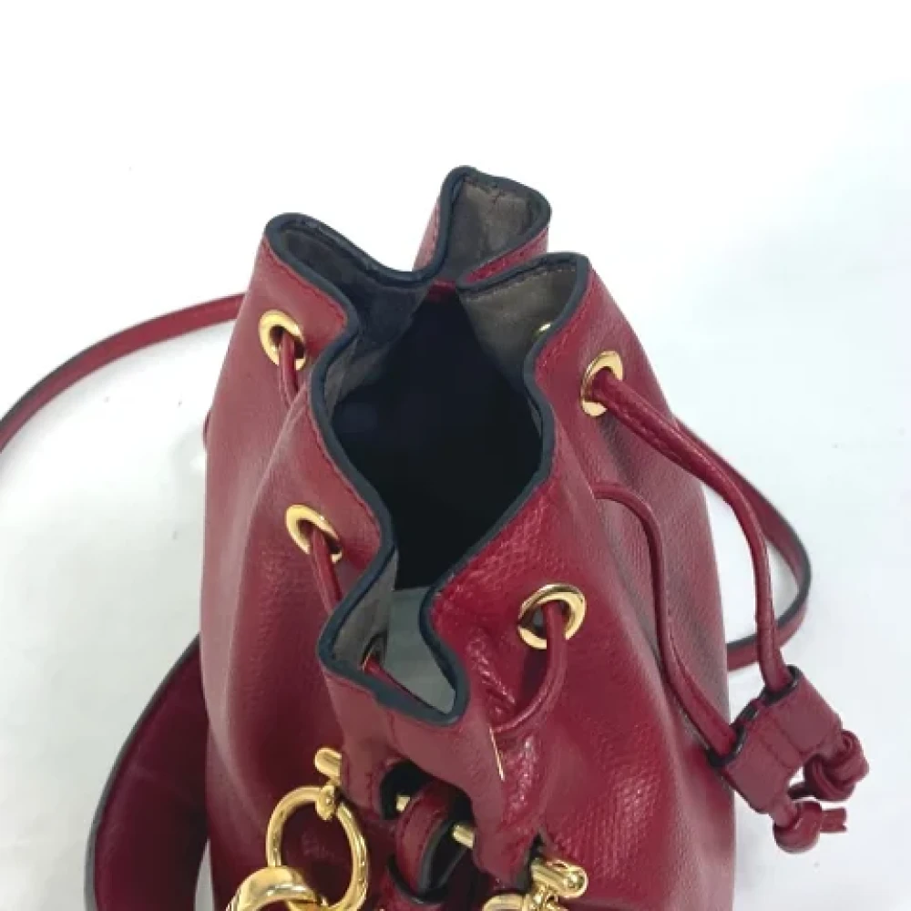Fendi Vintage Pre-owned Leather fendi-bags Red Dames