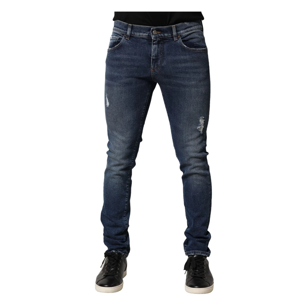 Dolce & Gabbana Men's Blue Skinny Denim Jeans