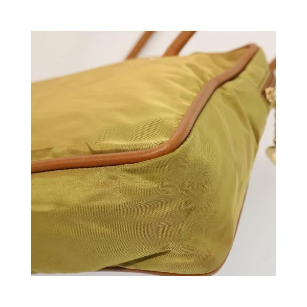 Celine Vintage Pre-owned Nylon celine-bags Green Dames
