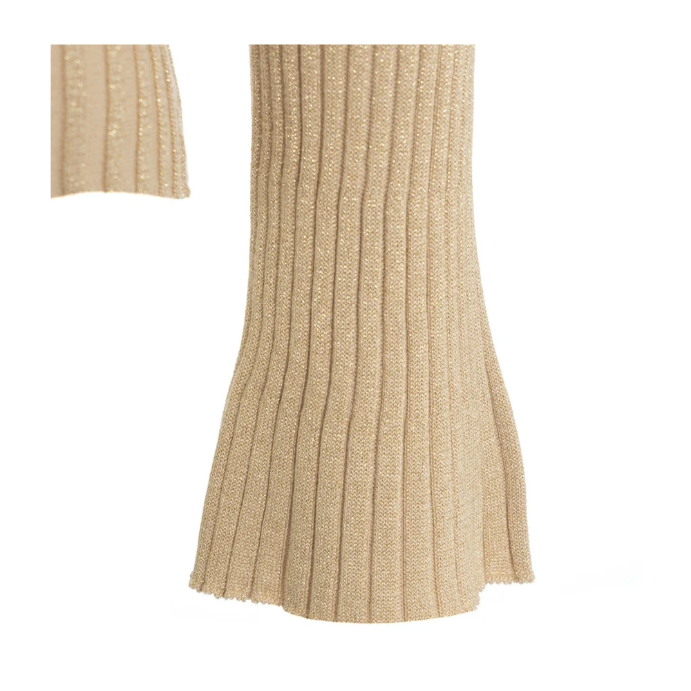 Akep Gouden Gebreide Aw24 Handwas Beige Dames
