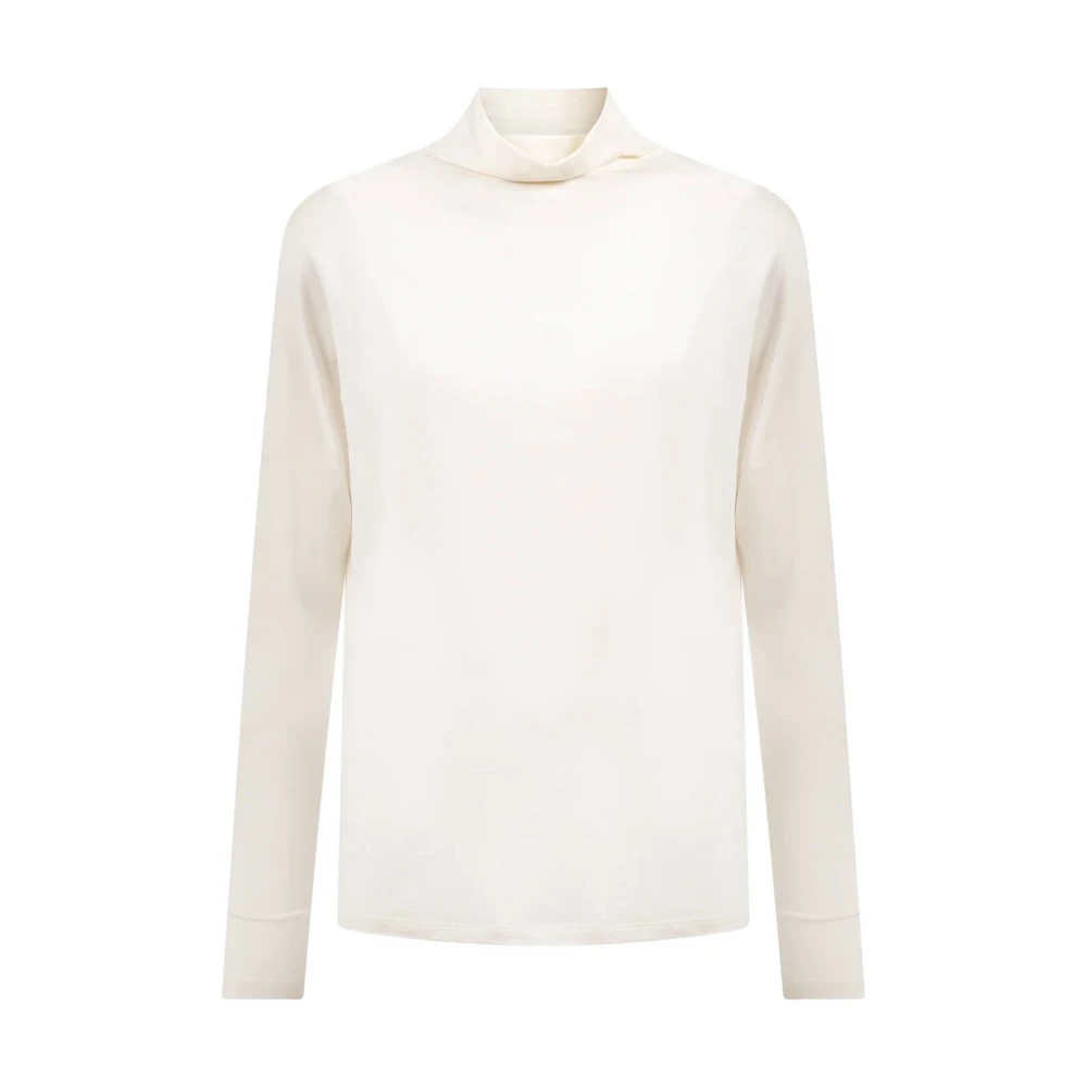 Knit-ted Korte Mouw Top LIZ Beige Dames