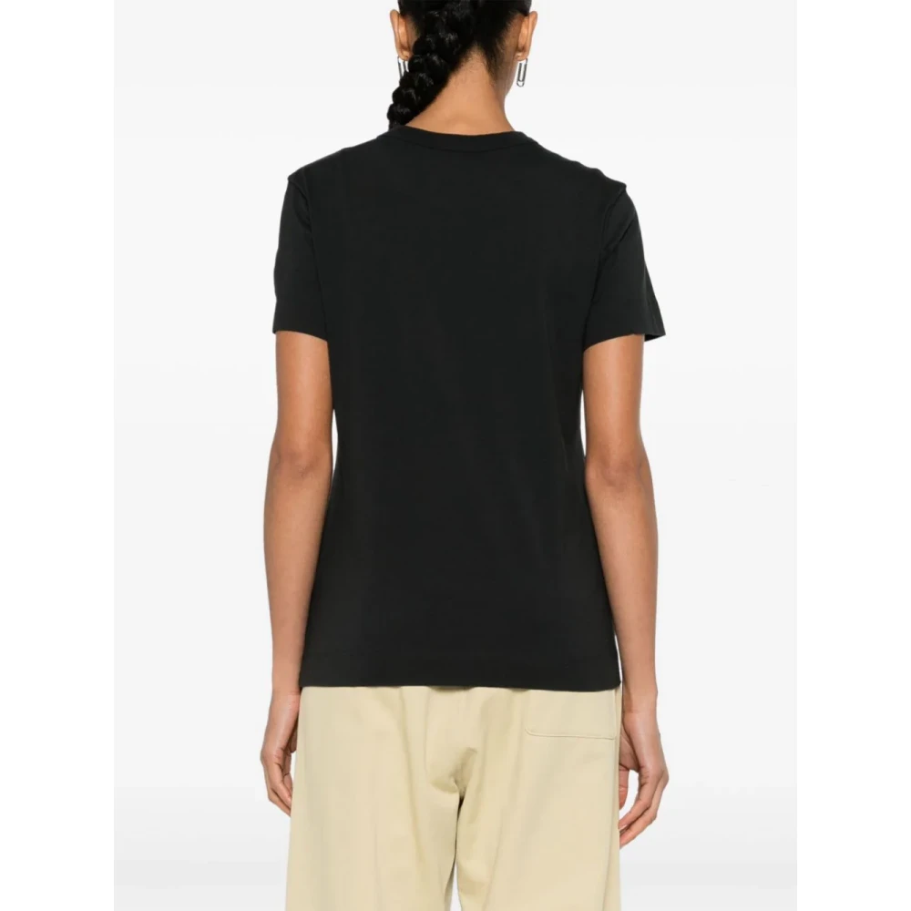 Canada Goose Zwart Crewneck T-shirt en Polo Black Dames