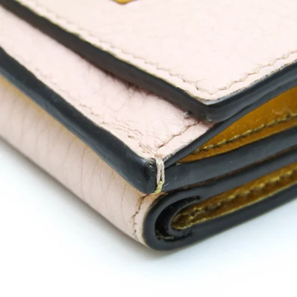 Fendi Vintage Pre-owned Leather wallets Pink Dames