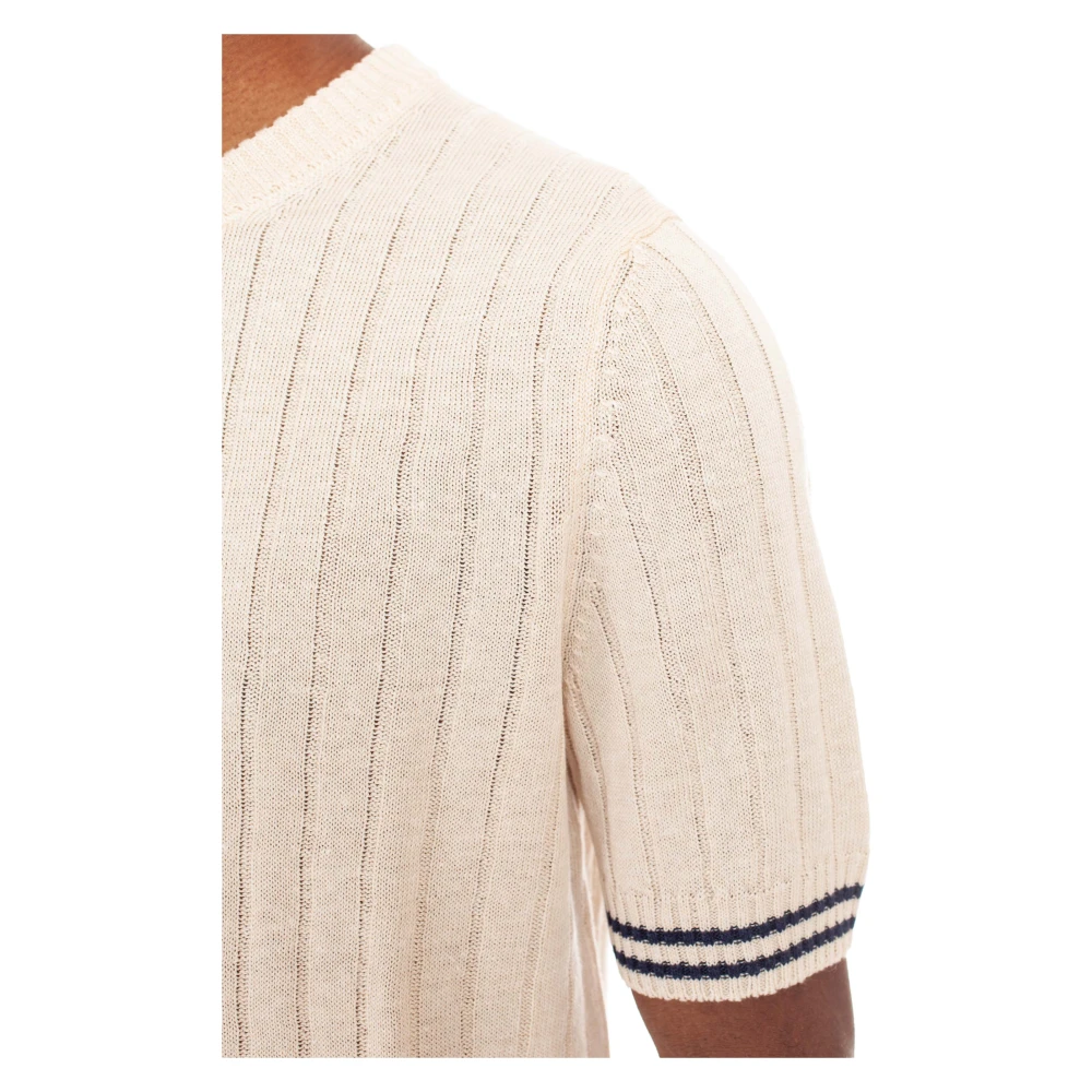 Gran Sasso Round-neck Knitwear Beige Heren