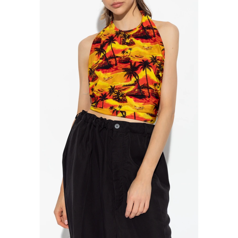 Balenciaga Top met print Multicolor Dames