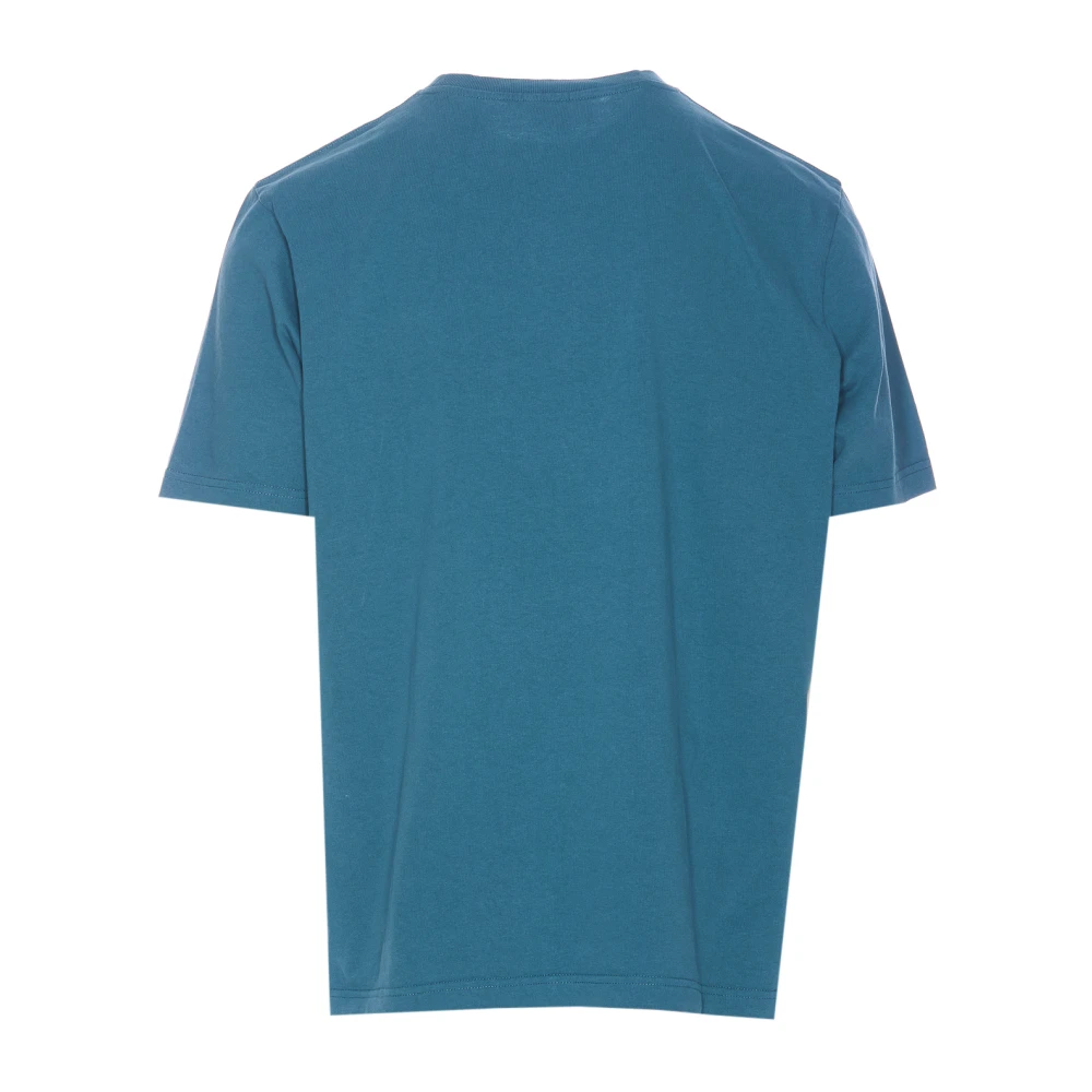 Maison Kitsuné Stijlvolle T-shirts en Polos Blue Heren
