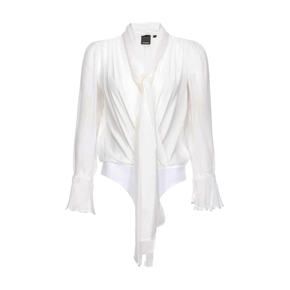 Pinko Elegant Body Top för Kvinnor White, Dam