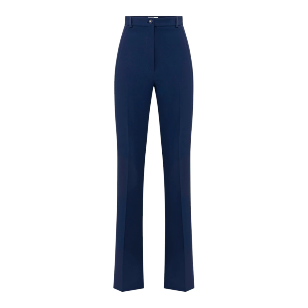 Elisabetta Franchi Stijlvolle Broek voor Vrouwen Blue Dames