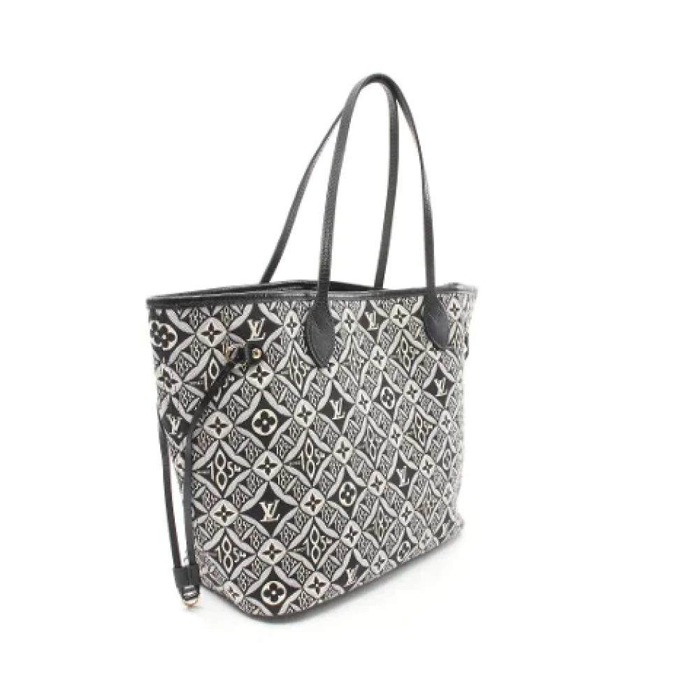 Louis Vuitton Vintage Pre-owned Cotton louis-vuitton-bags Black Dames