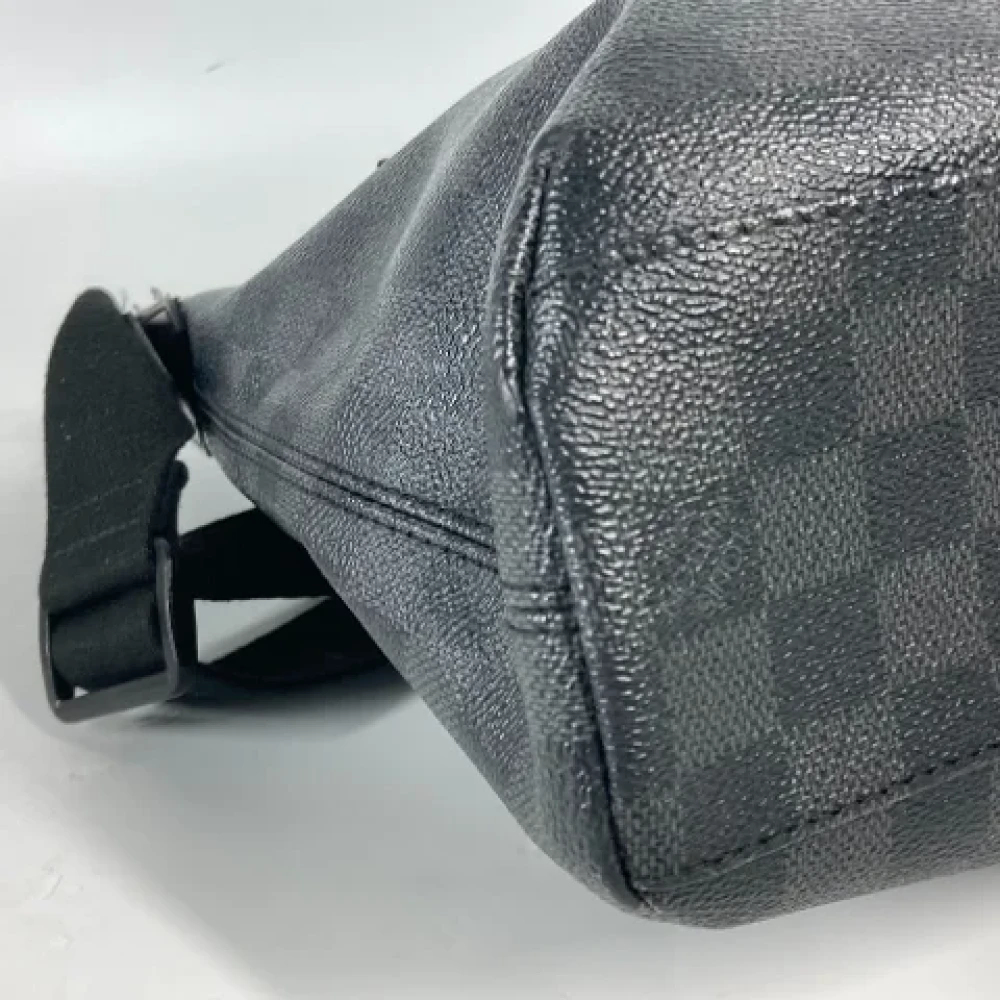 Louis Vuitton Vintage Pre-owned Cotton louis-vuitton-bags Black Dames