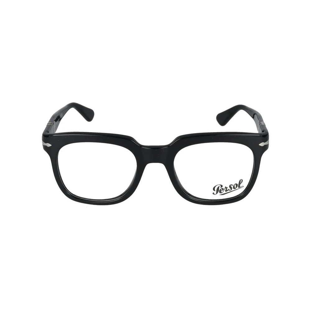 Persol Unisex Black Pillow Acetate Eyeglasses Online - Full Rim - Po3325v - Image 3