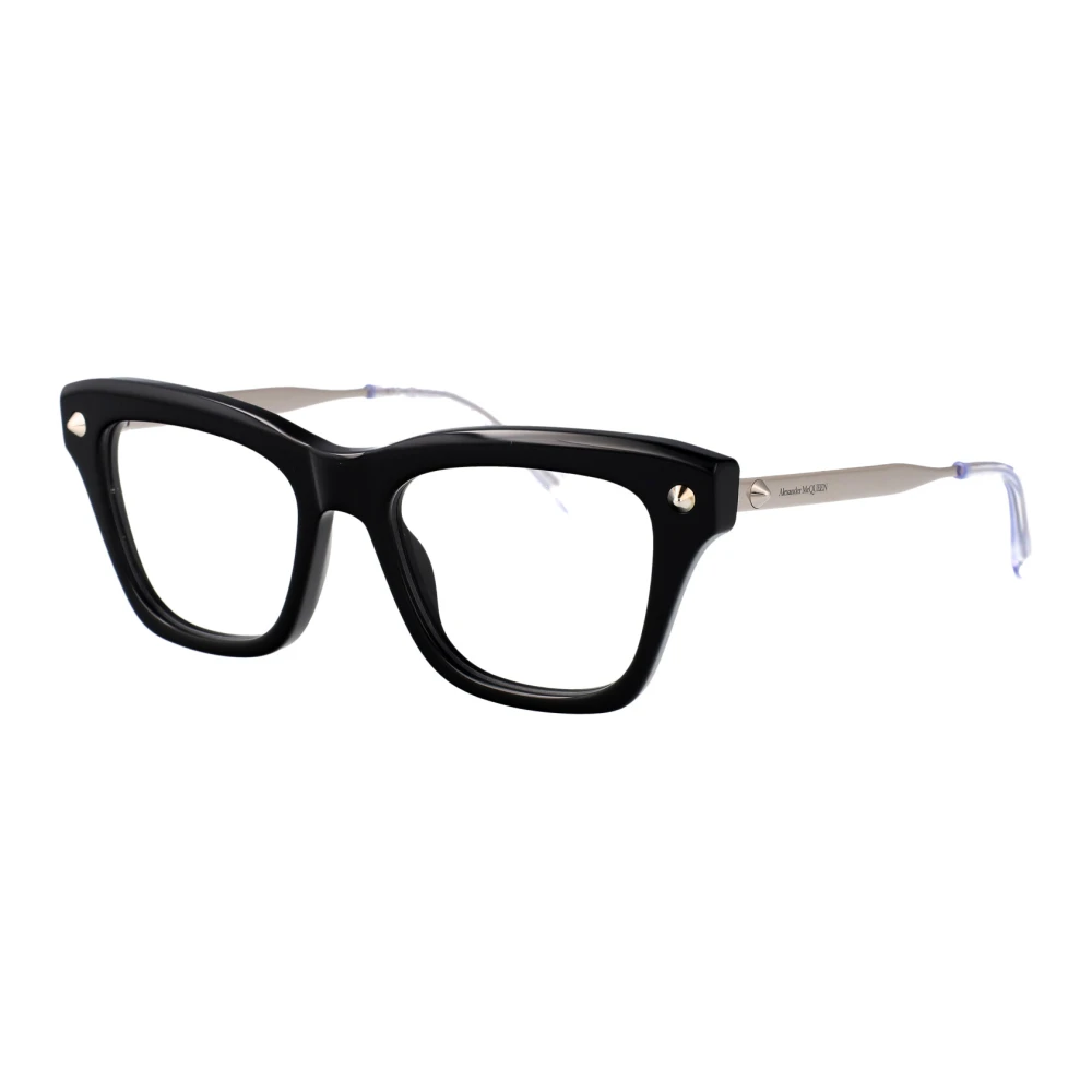 Alexander McQueen Stiliga Optiska Glasögon Am0484O Black, Dam