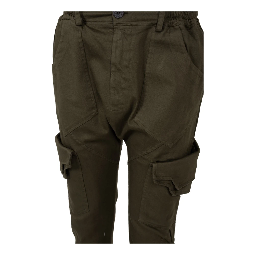 La Haine Inside Us Handige Cargo Broek Green Heren