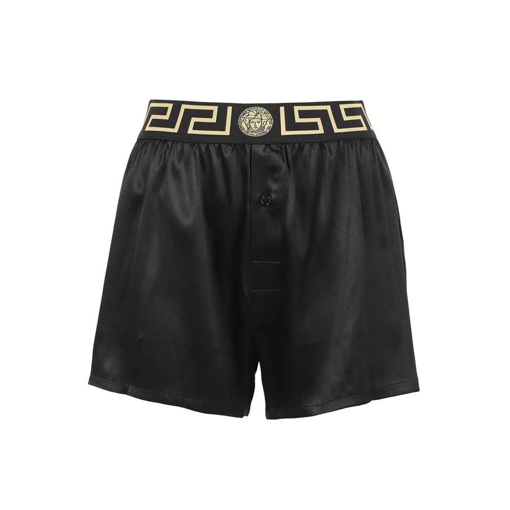 Versace Bedrukte zwembroek Black Dames