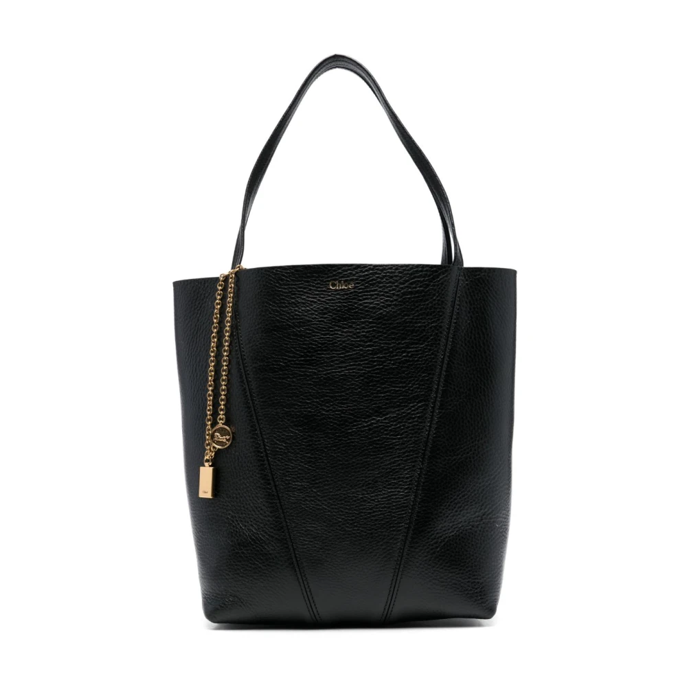 Chloé Black Calf Leather Bos Taurus Shoulder Bag - Image 3