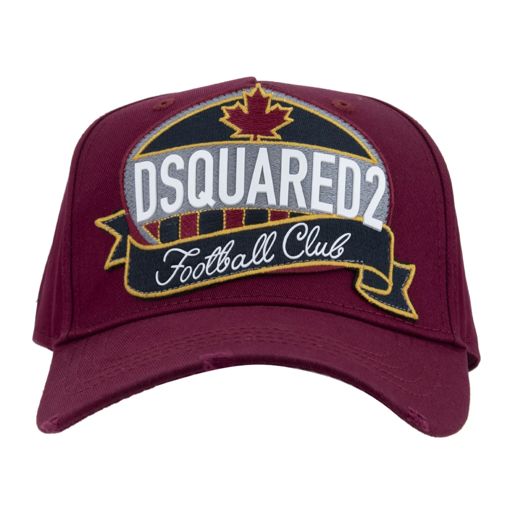 Dsquared2 Baseballpet met gesp sluiting Red Unisex