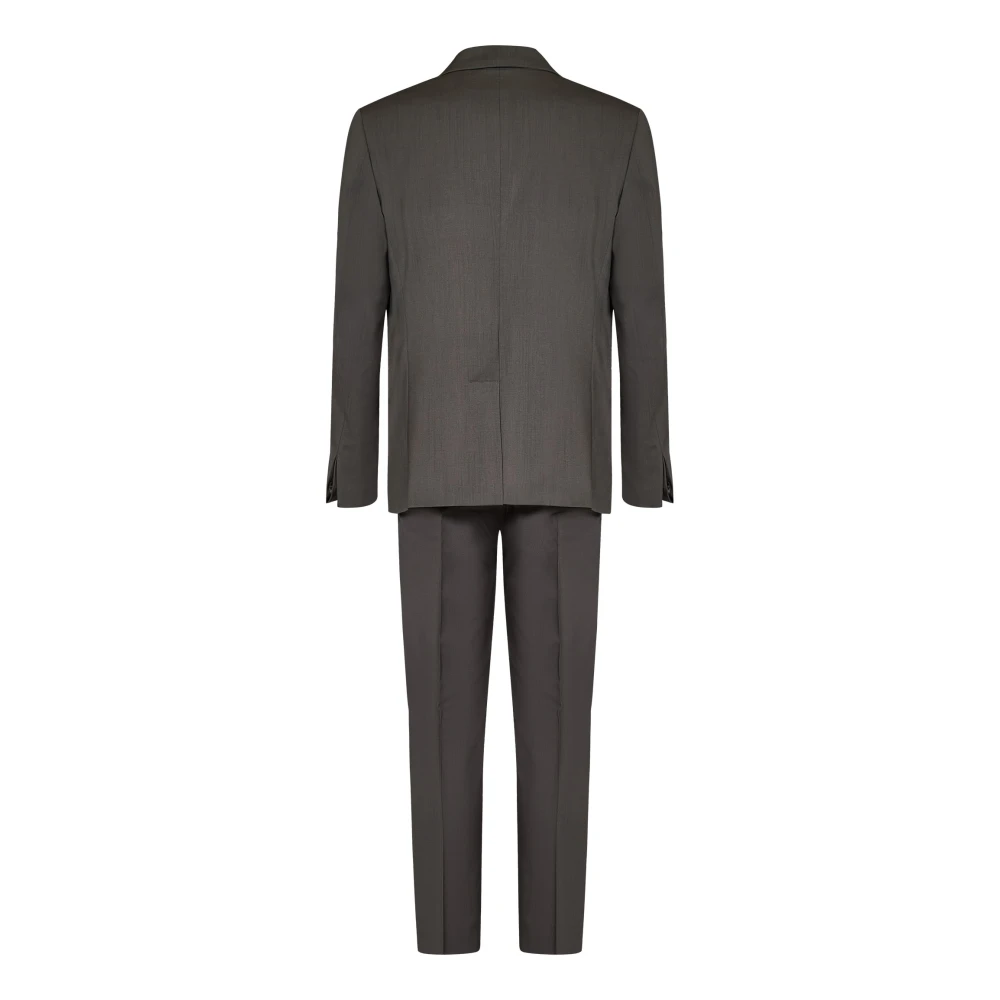 Low Brand Single Breasted Suits Gray Heren