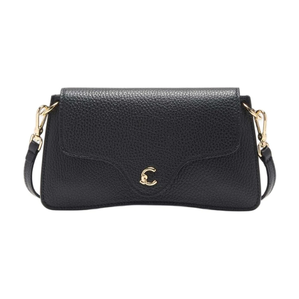 Coccinelle Donna Nera Borsa A Tracolla C-Me Mini In Pelle - Immagine 3