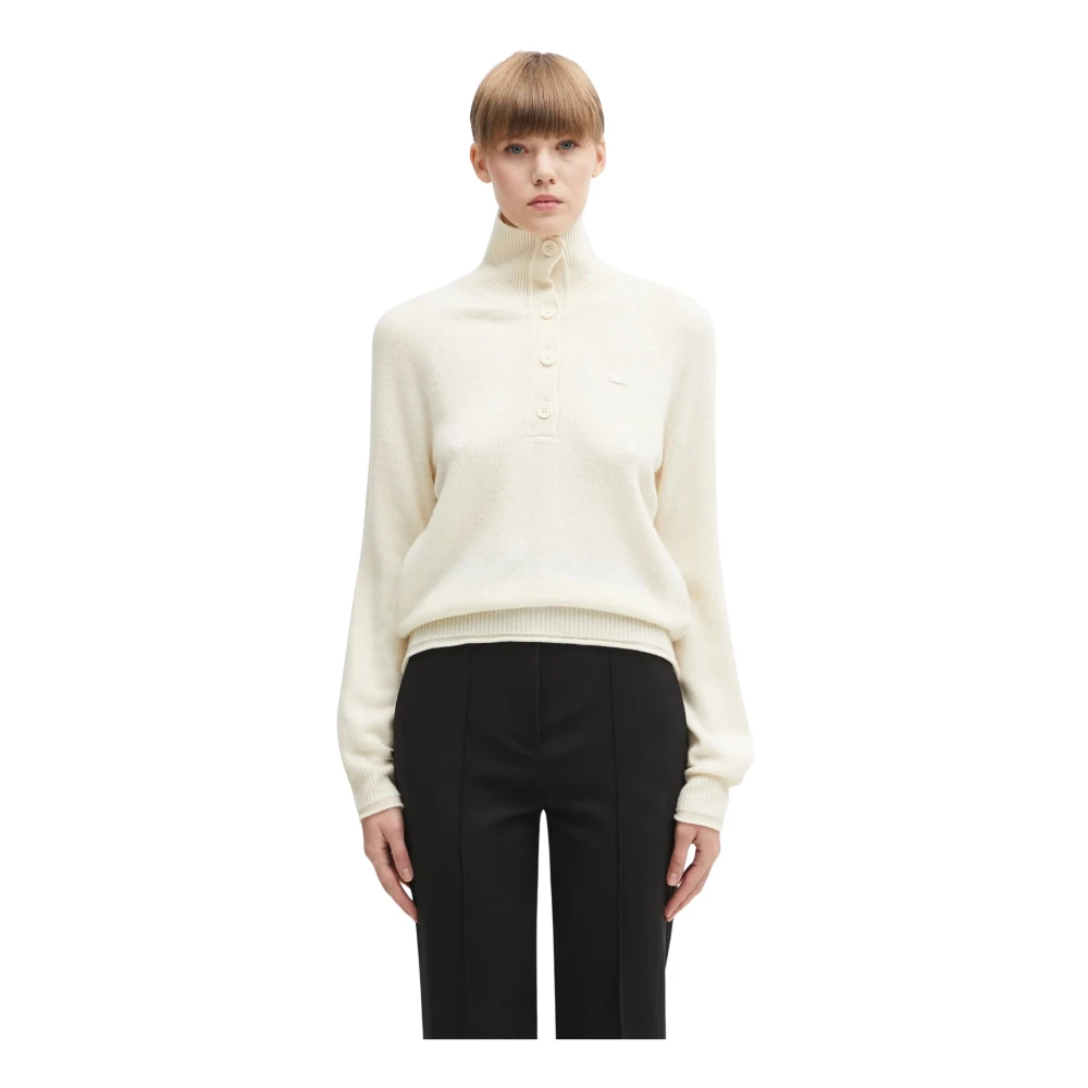 Lacoste Donna Beige Maglie, S, New,