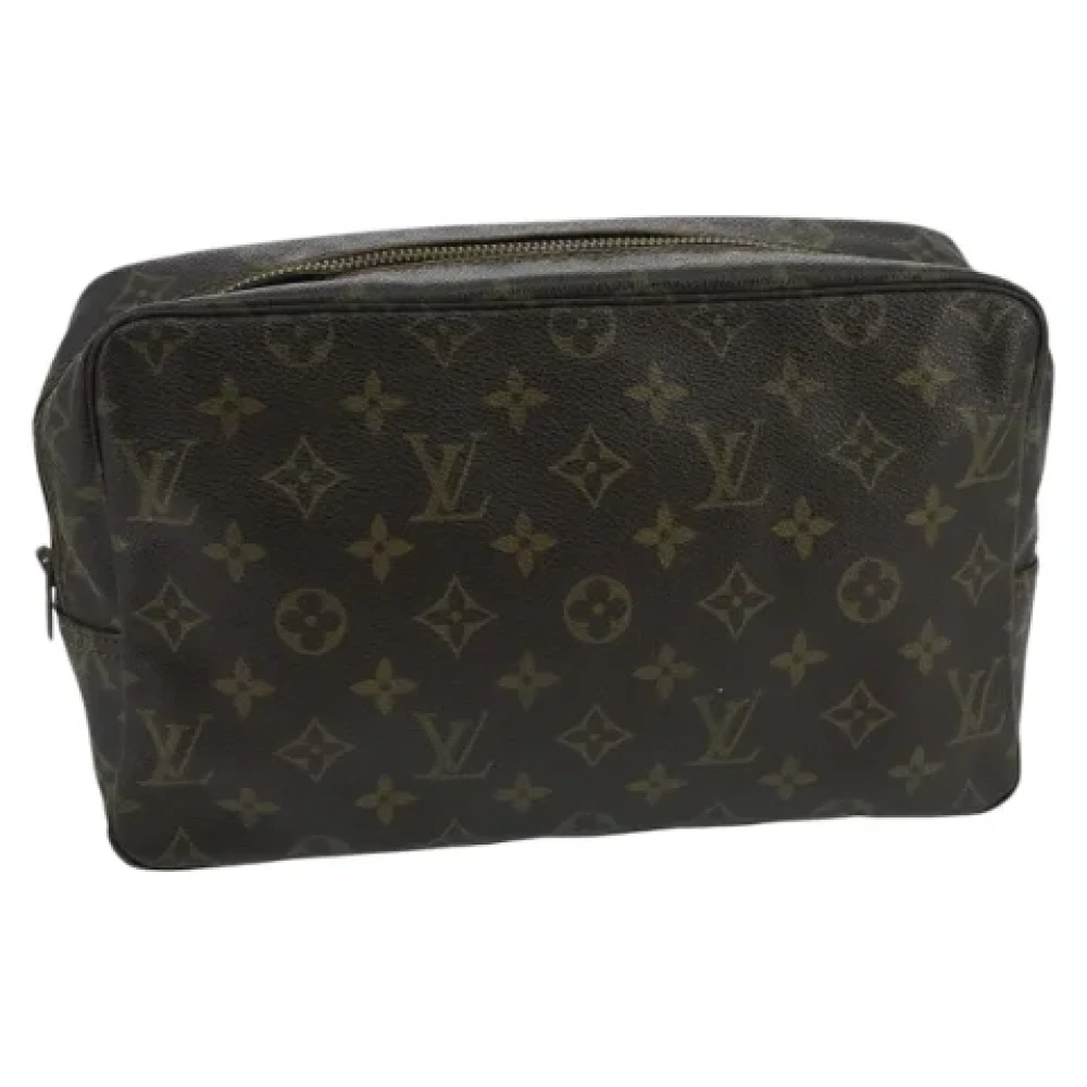 Louis Vuitton Vintage Pre-owned Canvas clutches Brown Dames
