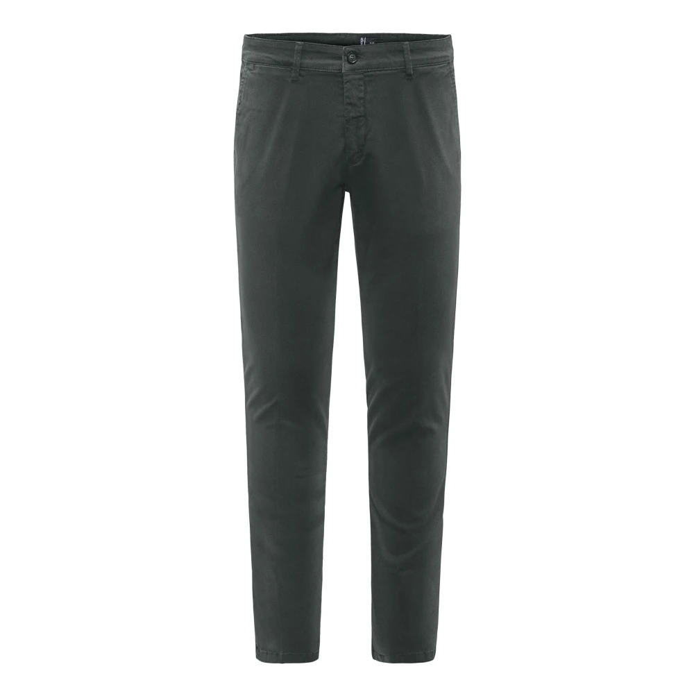 BomBoogie Stretch Bomull Chino Byxor Gray, Herr