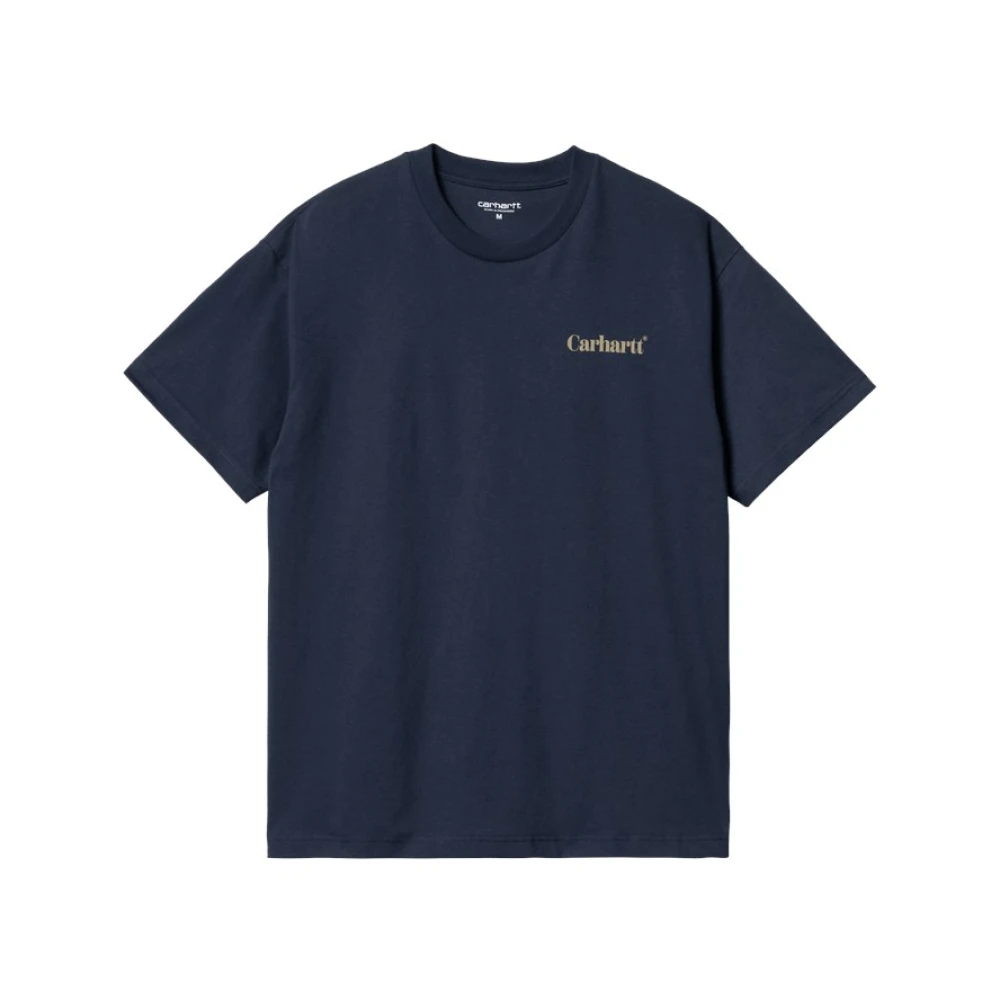 Carhartt WIP Fold Duck Logo T-shirt Blue Heren