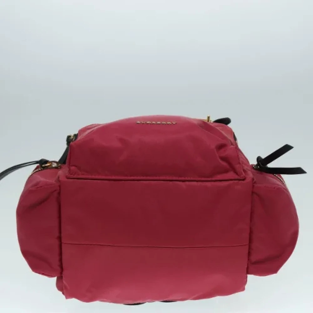 Burberry Vintage Pre-owned Nylon backpacks Pink Dames