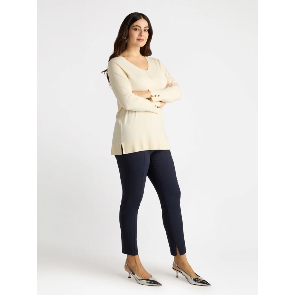 Fiorella Rubino Buisbroek met Lenzing™ Ecovero™ Viscose Blue Dames