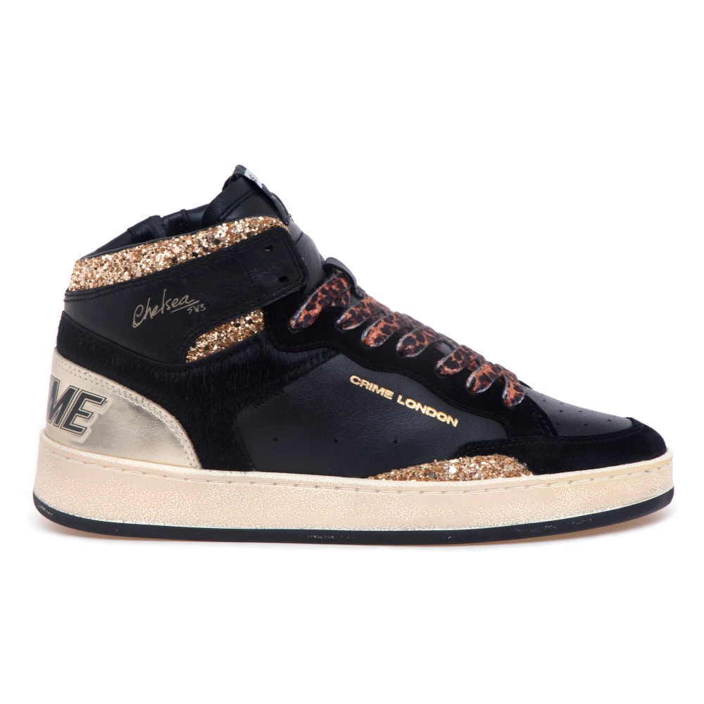 Crime London Chelsea Hi Dames Schoenen Zwart