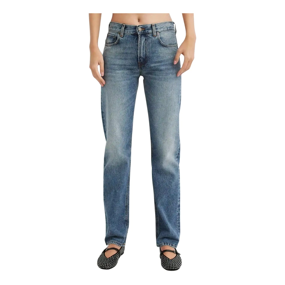 Haikure Blå Cleo Relaxed Fit Jeans