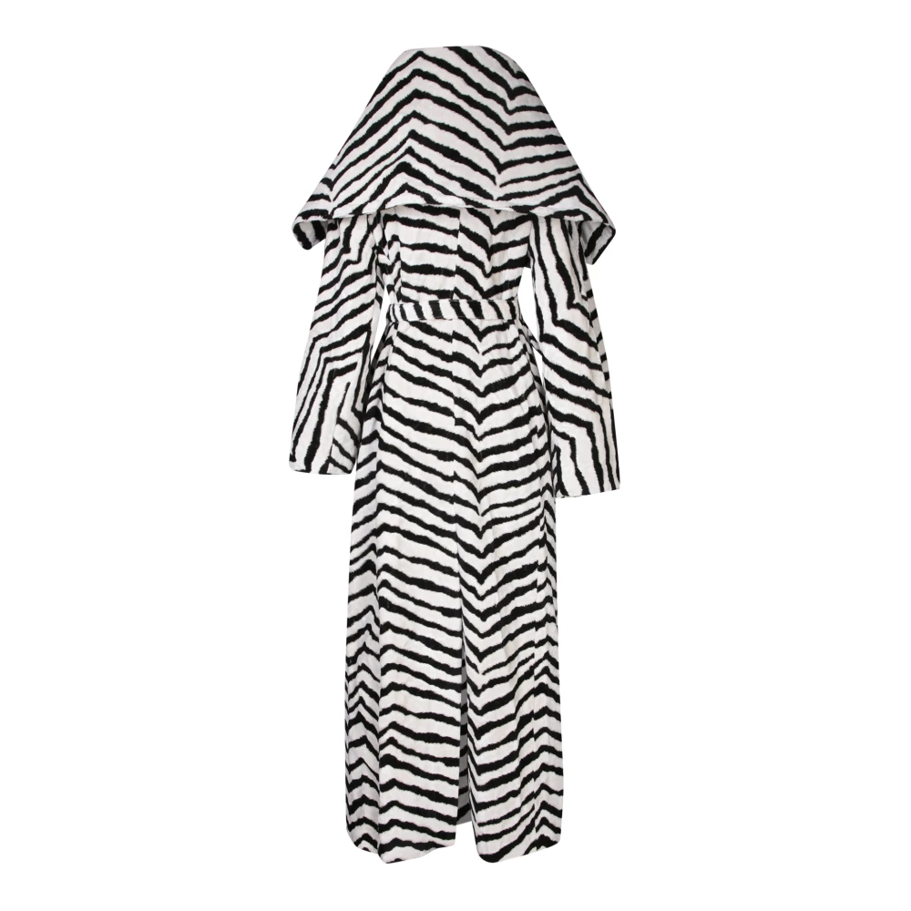 Jacquemus Witte Zebra Print Riemjas White Dames