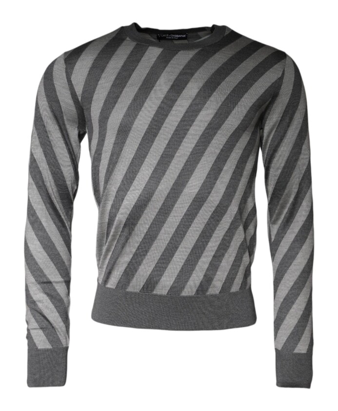 pull-a-rayures-en-soie-gris