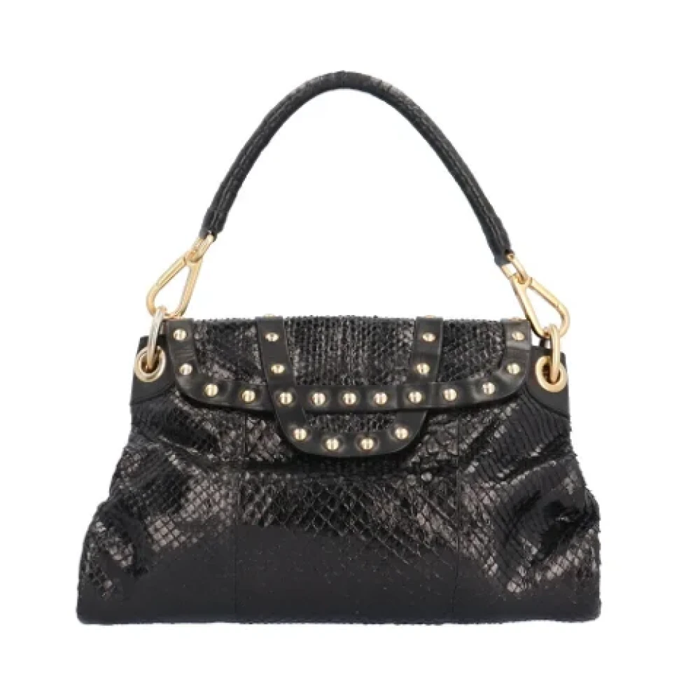 Jimmy Choo Pre-owned Leather handbags Black Dames
