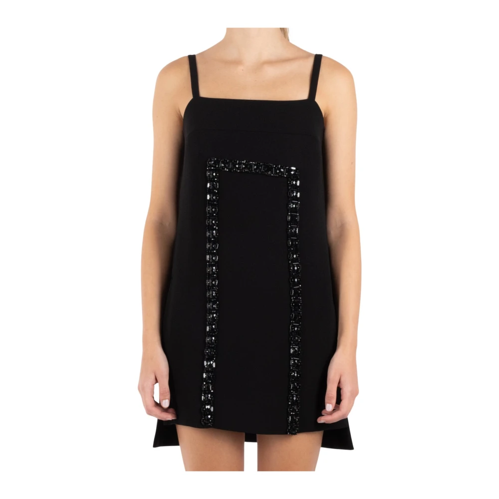 Max Mara Korte Zwarte Jurk Gemaakt in Italië Black Dames