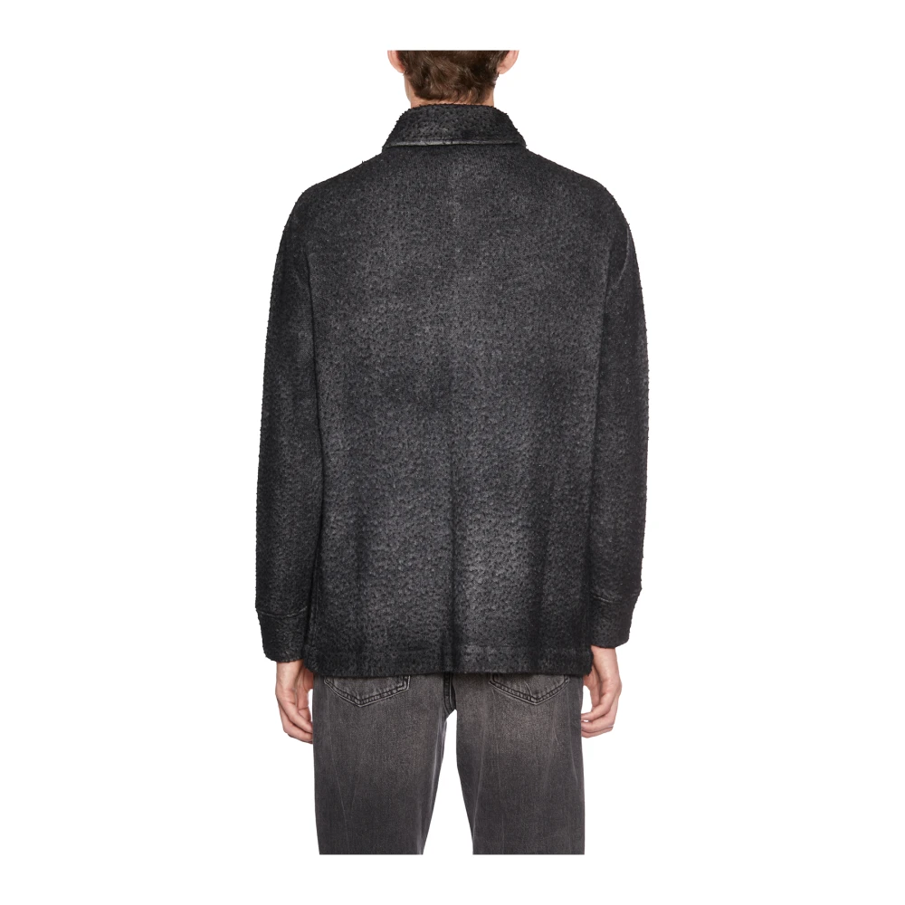 Avant Toi Pilling Casentino Overhemd Jas Black Heren