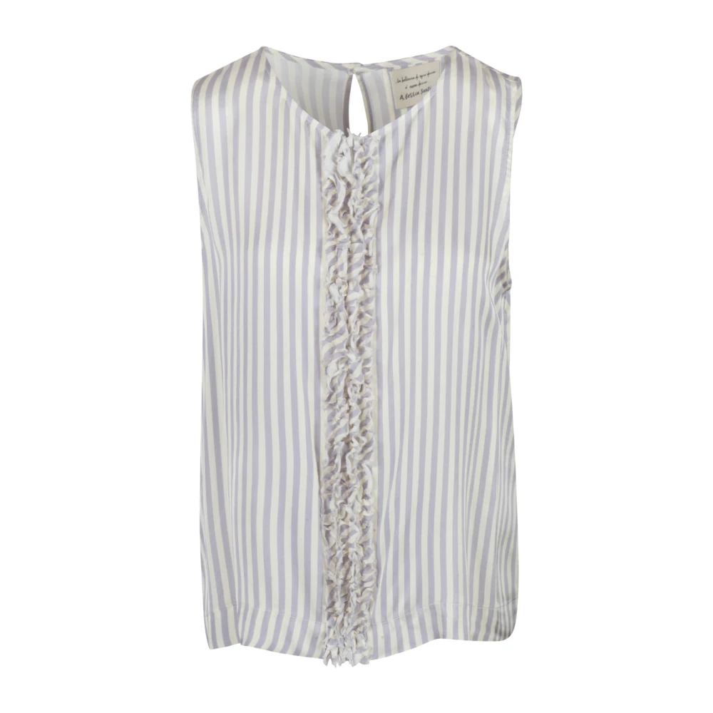 Alessia Santi Geruite Ruches Blouse Multicolor Dames