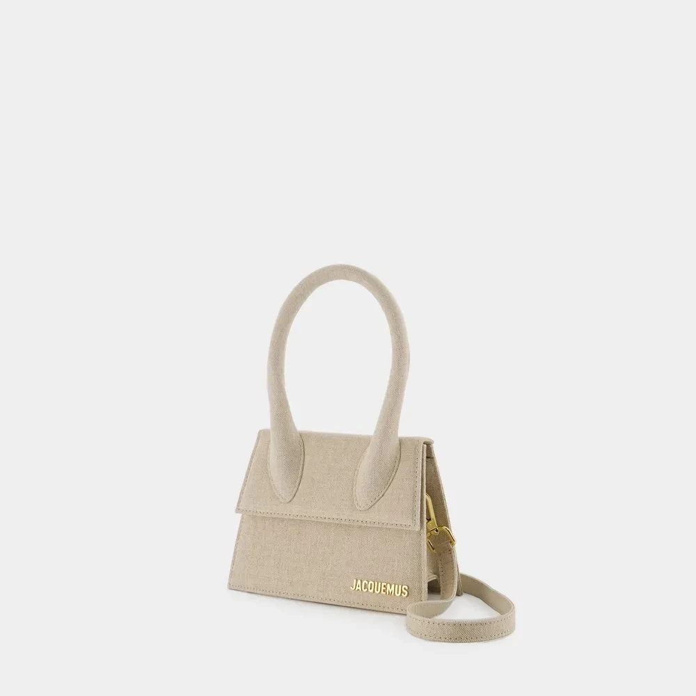Jacquemus Le Chiquito Moyen Bag Beige Dames