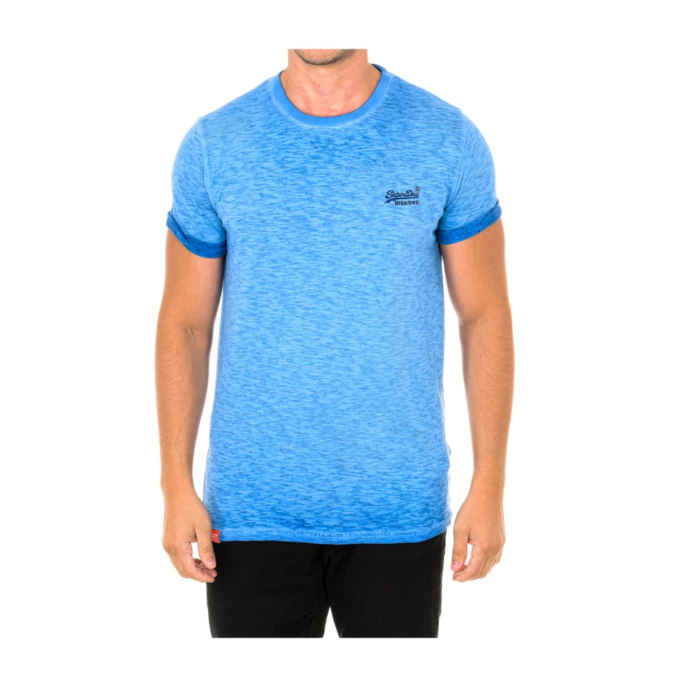 Superdry Navyblauw T-shirt met korte mouwen Blue Heren