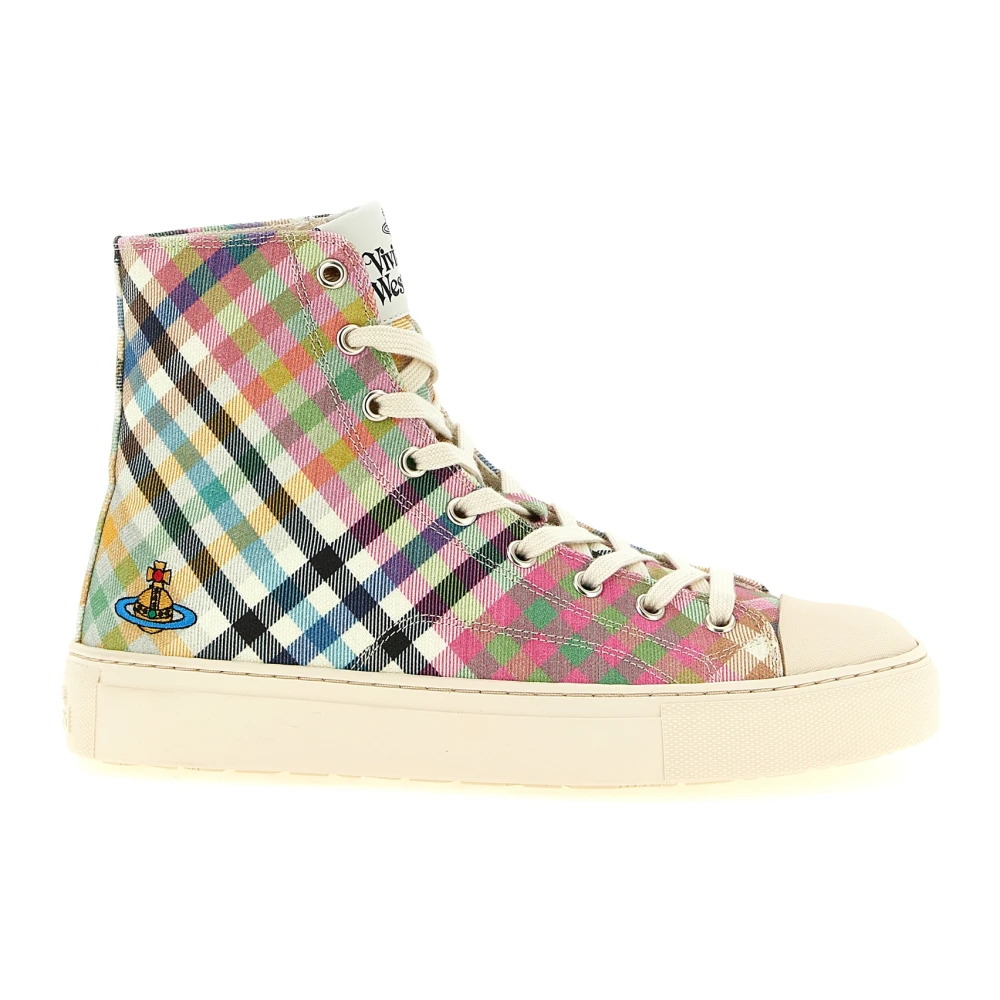 Vivienne Westwood Women's Multicolor Sneakers, 7 Uk, High-Top Plimsoll