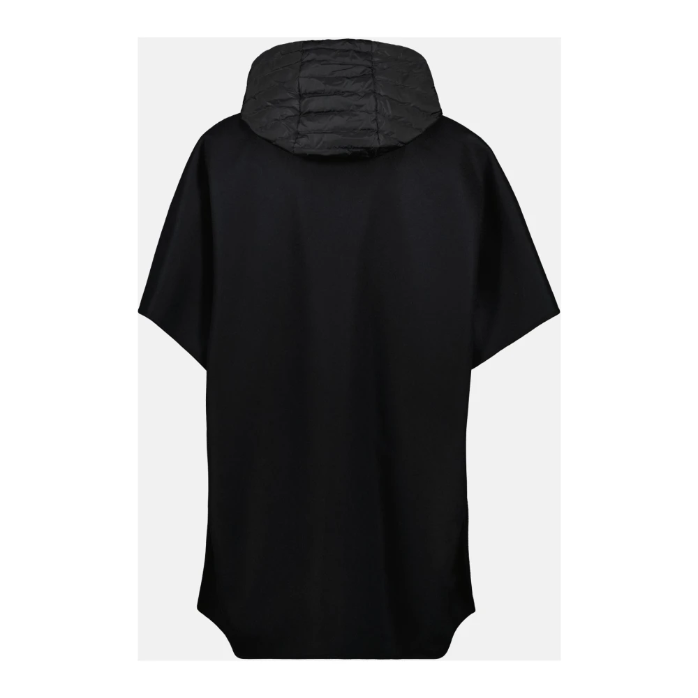 Moncler Capuchon Cape Wintercollectie 2024 Black Heren