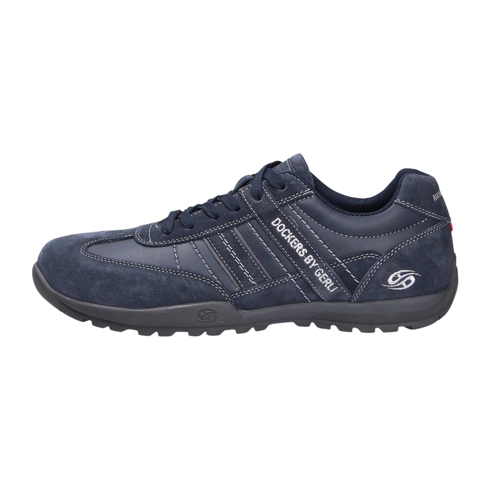 Dockers Suede Sneaker Heren Schoenen Blauw