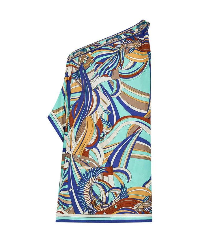 kaftan-bleu-geometrique-a-une-epaule