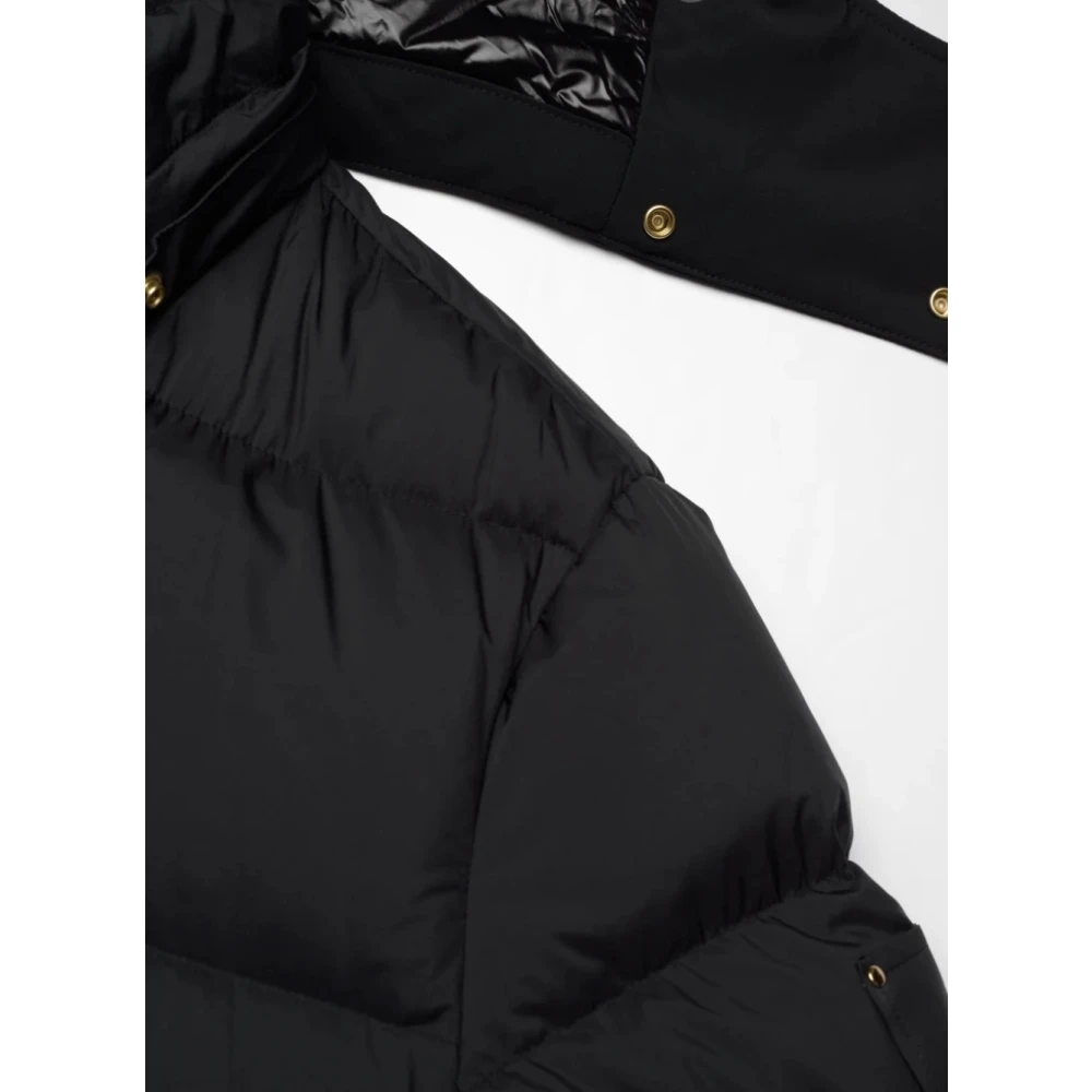 Moose Knuckles Everest Gold Zwarte Jas Black Heren