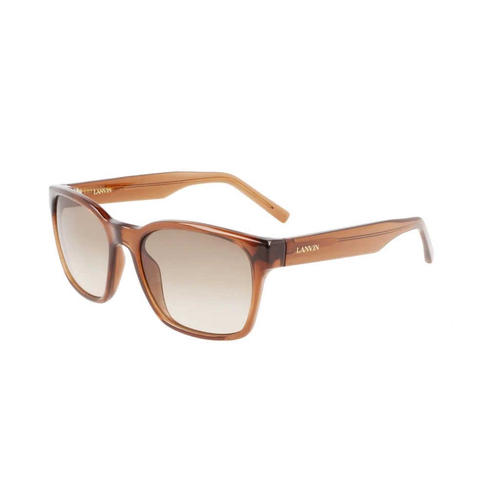 Lanvin Women's Brown Square Acetate Sunglasses - Sunglasses - One Size - Accessories