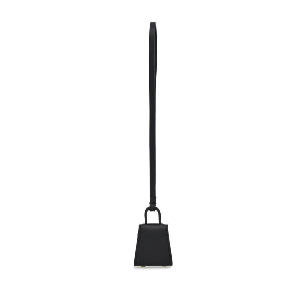 Salvatore Ferragamo Zwart Leren Gancini Kleingoed Black Dames