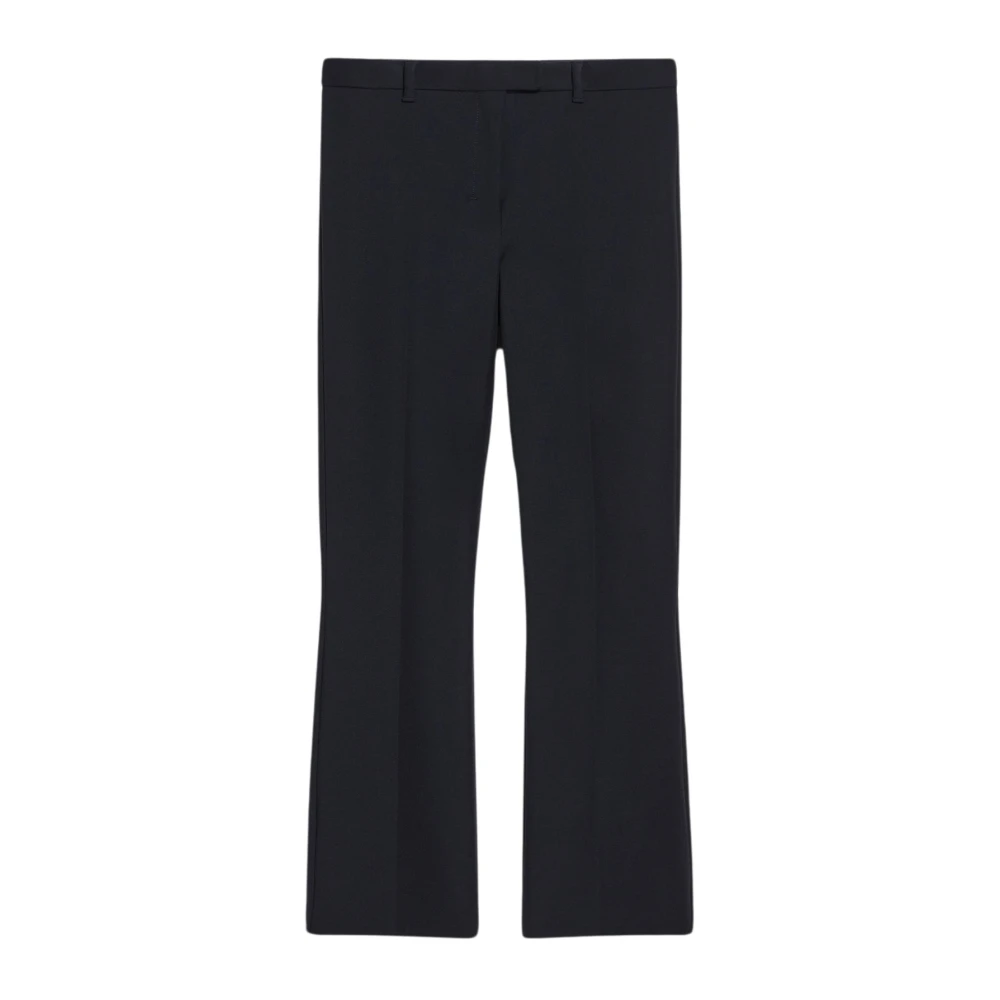 Max Mara Donkerblauwe Cropped Broek Blue Dames