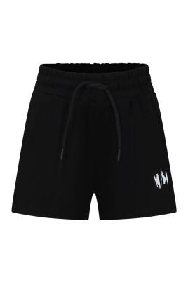 shorts-casual-en-coton-noir-avec-logo