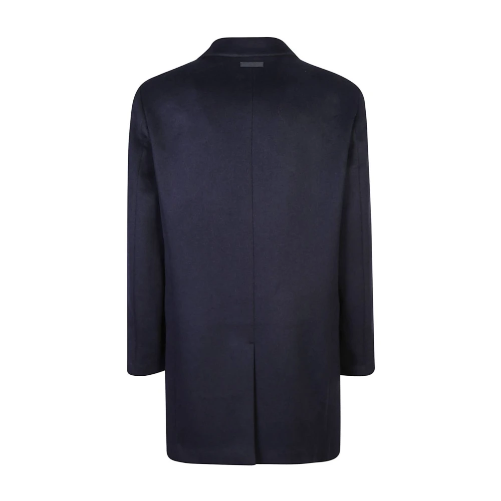 Calvin Klein Blauwe Wollen Jas Blue Heren