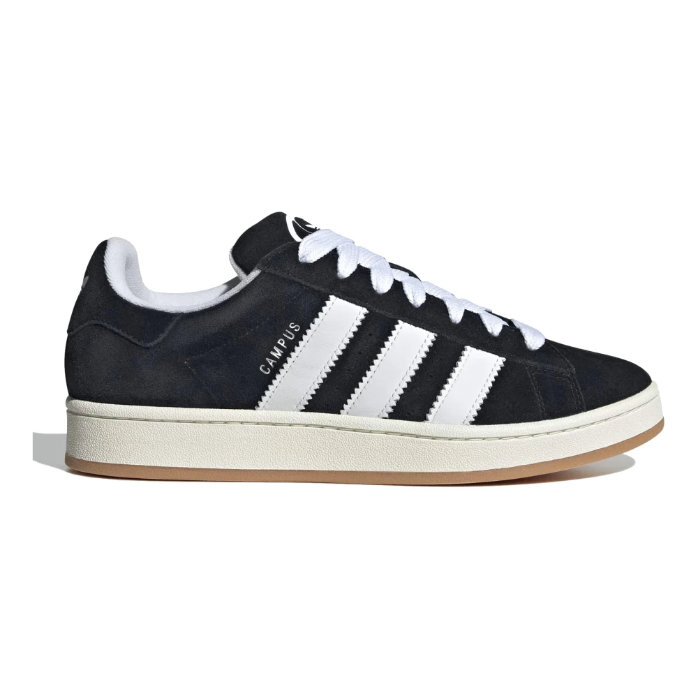 Adidas Black Campus Trainers With White Details - Female - Sneakers - 4 Uk - Shoes